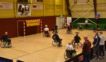 Photo d'une partie de handfauteuil